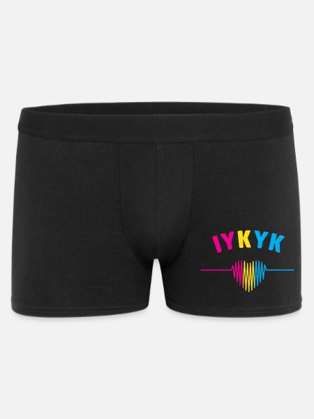 LGBT Pride Month - IYKYK Pansexual - Men's Boxer Shorts - black