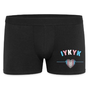 LGBT Pride Month - IYKYK Transgender - Men's Boxer Shorts - black - Front