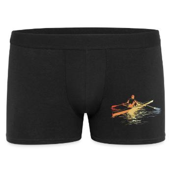 Rameur Look Vintage - Boxer Homme - noir - Devant