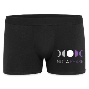 LGBTQ Pride Month - Keine Phase - Asexuell - Männer Boxer Shorts - Schwarz - Vorne
