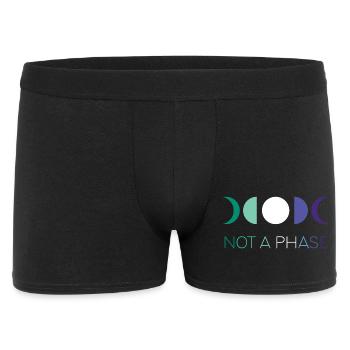 LGBTQ Pride Month - Keine Phase - Schwule - Männer Boxer Shorts - Schwarz - Vorne