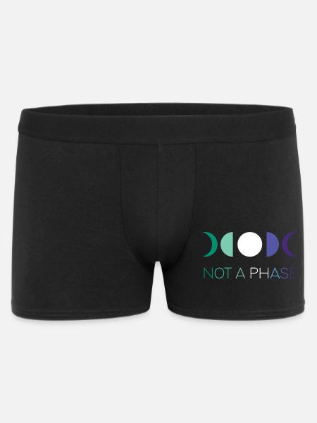 LGBTQ Pride Month - Keine Phase - Schwule - Männer Boxer Shorts - Schwarz