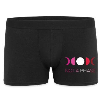 LGBTQ Pride Month - Keine Phase - Lesbisch - Männer Boxer Shorts - Schwarz - Vorne