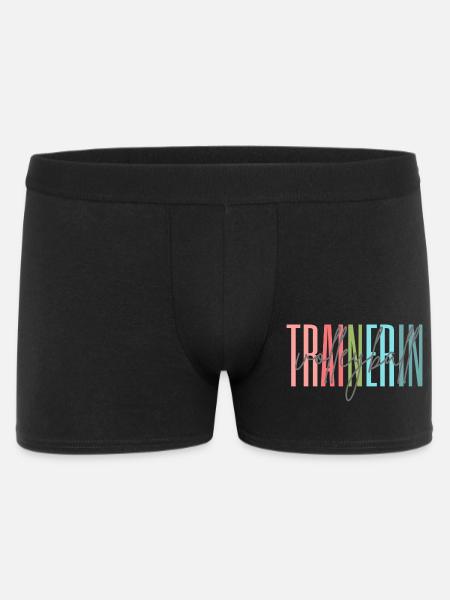 Trainerin Volleyball Volleyballtrainerin Geschenk - Männer Boxer Shorts - Schwarz
