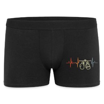 Boxer Vintage Cardiogramme - Boxer Homme - noir - Devant