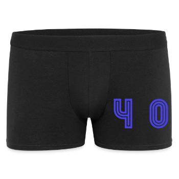 40. 40 YEARS. 40th ANNIVERSARY. 40TH ANNIVERSARY. - Men's Boxer Shorts - black - Front