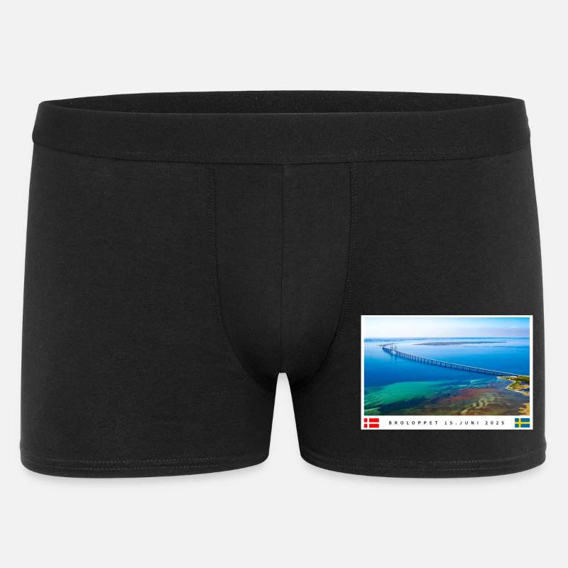 Broloppet 2025 - Männer Boxer Shorts - Schwarz