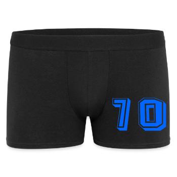 70. 70 YEARS. 70th ANNIVERSARY. 70 YEARS ANNIVERSARY. - Men's Boxer Shorts - black - Front