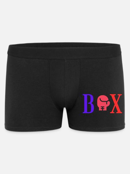 Boxing Power Logo - Men's Boxer Shorts - black