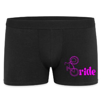 MARIÉE CYCLISTE VÉLO - Boxer Homme - noir - Devant