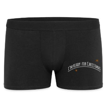 now im ready for christmas > Vectorgraphic - Men's Boxer Shorts - black - Front