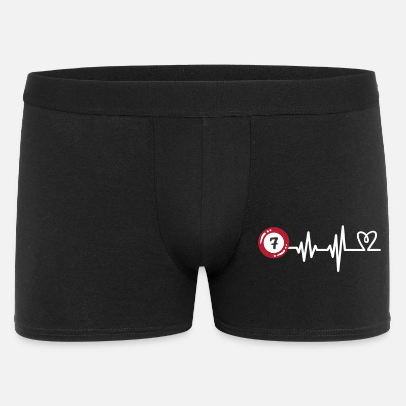 Billard Billardkugel - Männer Boxer Shorts - Schwarz