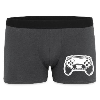 Dessin de manette de jeu vidéo - Boxer Homme - charbon - Devant