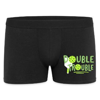 Pickleball-Spieler - Männer Boxer Shorts - Schwarz - Vorne