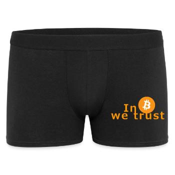In Bitcoin we trust - Crypto Nerds Investor Exchange - Men's Boxer Shorts - black - Front