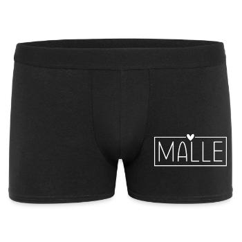 Malle Mallorca - Männer Boxer Shorts - Schwarz - Vorne
