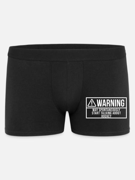 Hockey Hockey Hockey - Boxer Shorts til mænd - sort