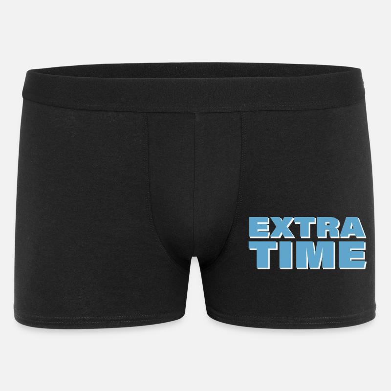 EXTRA TIME - Männer Boxer Shorts - Schwarz