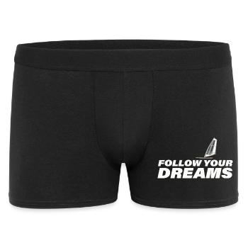FOLLOW YOUR DREAMS - Men's Boxer Shorts - black - Front