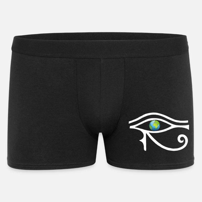 Regard sur le monde (blanc) - Boxer Homme - noir