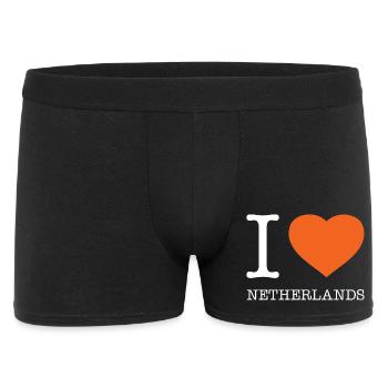 J’ADORE LES PAYS-BAS - Boxer Homme - noir - Devant