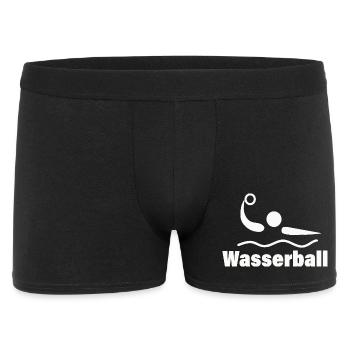 WASSERBALL - Männer Boxer Shorts - Schwarz - Vorne