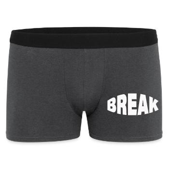 BREAK - Men's Boxer Shorts - charcoal grey - Front