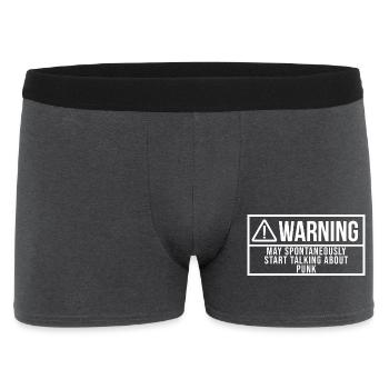 punk - Boxer Homme - charbon - Devant