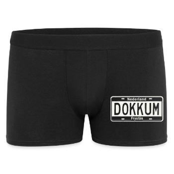 T-Shirt Dokkum Hoodie Ijsselmeer Holland - Men's Boxer Shorts - black - Front