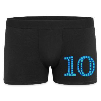 10. 10 YEARS. 10th ANNIVERSARY. 10 YEAR ANNIVERSARY. - Men's Boxer Shorts - black - Front