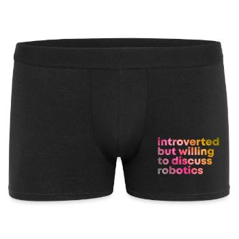 robotique - Boxer Homme - noir - Devant