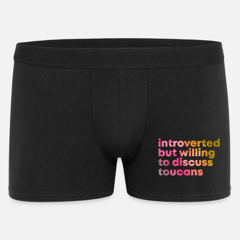 Tukan - Männer Boxer Shorts - Schwarz