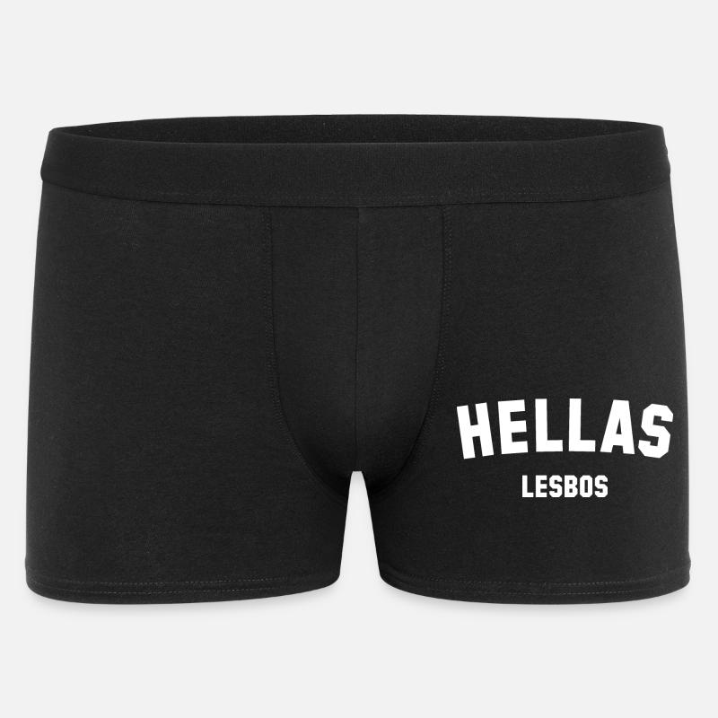 HELLAS LESBOS Grèce - Boxer Homme - noir