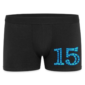 15. 15 YEARS. 15th ANNIVERSARY. 15 YEAR ANNIVERSARY. - Men's Boxer Shorts - black - Front