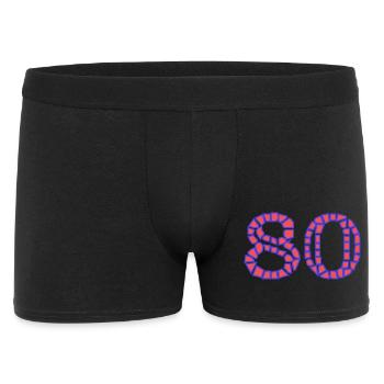 ANNIVERSAIRE. HAPPY BIRTHDAY. JOYEUX ANNIVERSAIRE. - Boxer Homme - noir - Devant