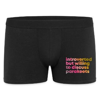 perruche - Boxer Homme - noir - Devant