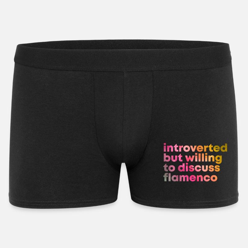 Flamenco - Männer Boxer Shorts - Schwarz