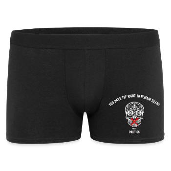 Right to remain silent - Men's Boxer Shorts - black - Front
