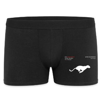 Amu Leopard - Men's Boxer Shorts - black - Front