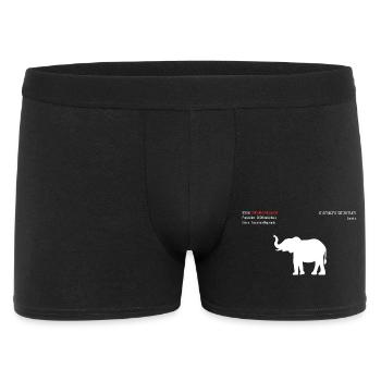 Éléphant - Boxer Homme - noir - Devant