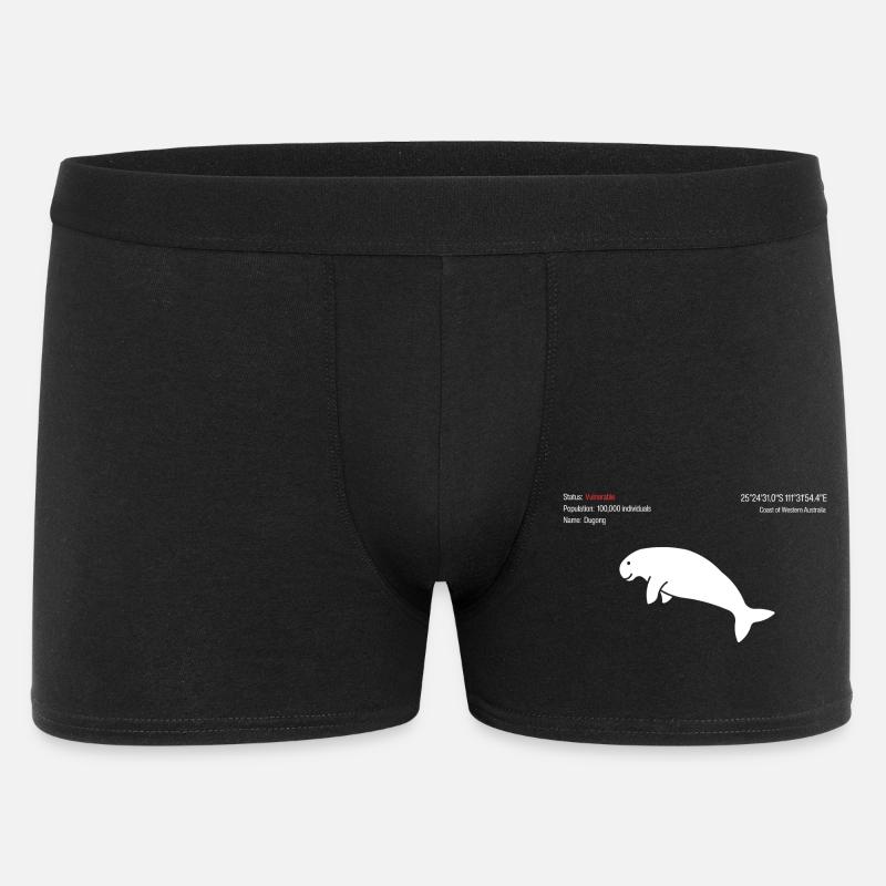 Dugong - Männer Boxer Shorts - Schwarz