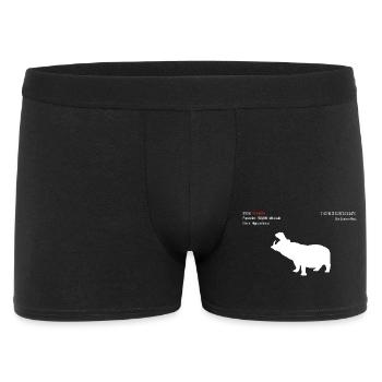 Hippopotame - Boxer Homme - noir - Devant