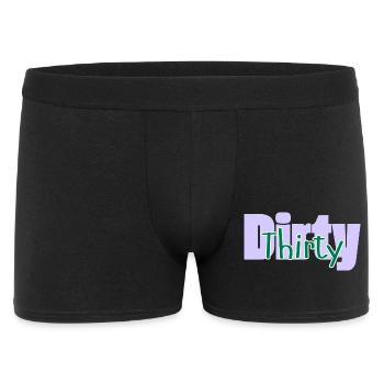 Dirty 30th Gifts - Dirty thirty - Men's Boxer Shorts - black - Front