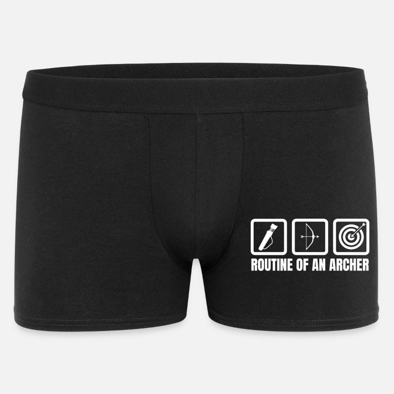 Routine d’un archer - Boxer Homme - noir