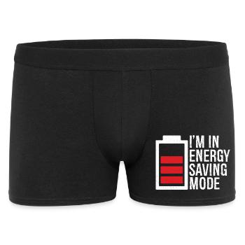 I'm in energy saving mode - Boxer Homme - noir - Devant