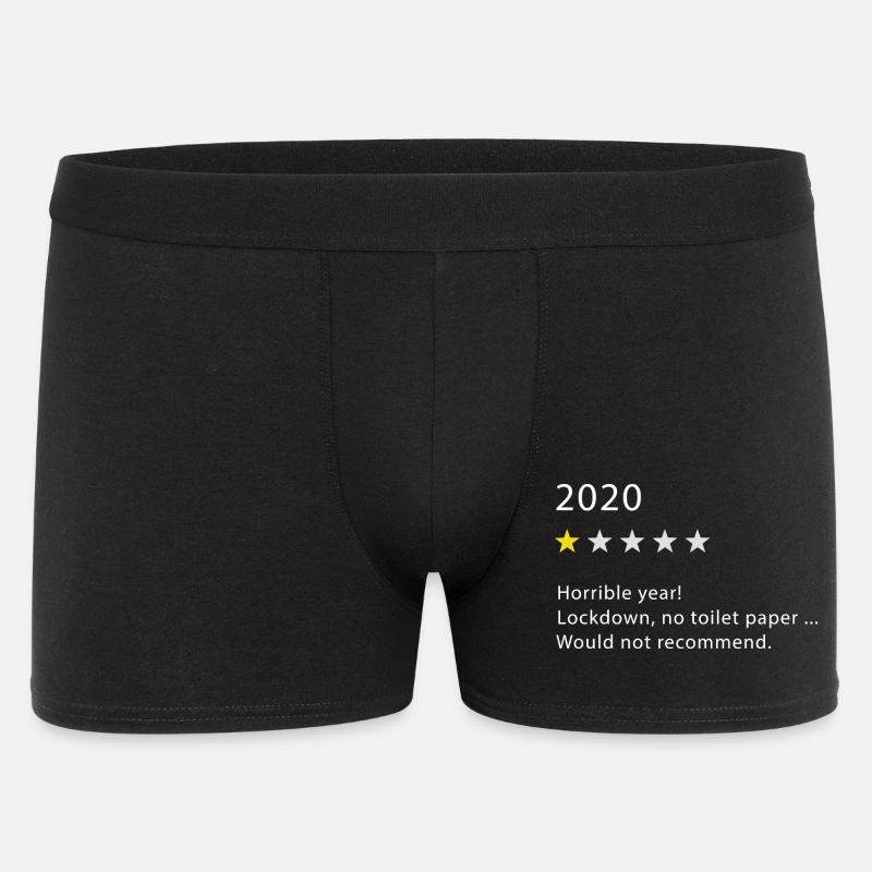 2020 - Männer Boxer Shorts - Schwarz
