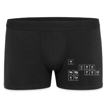 Chemical elements of the human body - Men's Boxer Shorts - black - Front