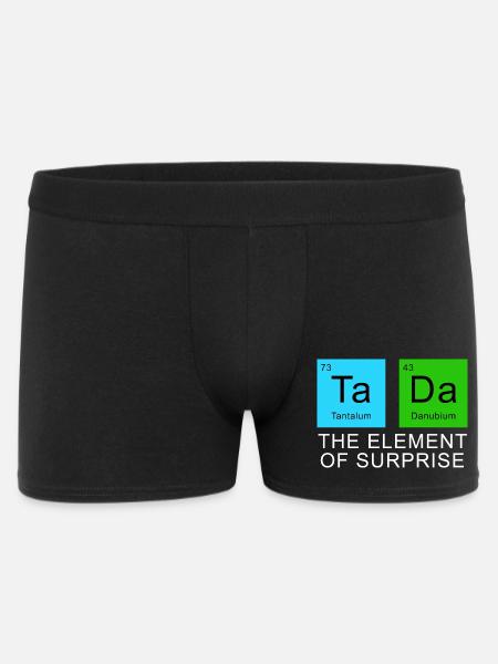 The Element Of Surprise - Men's Boxer Shorts - black