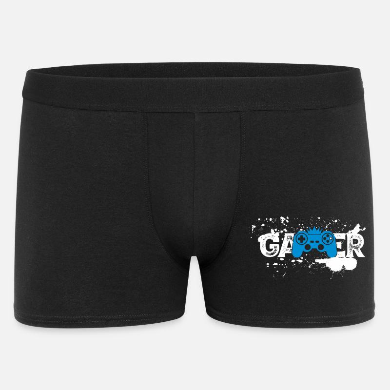 Gamer - Männer Boxer Shorts - Schwarz
