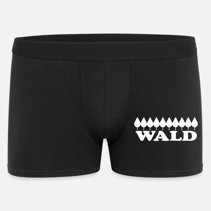 WALD - Männer Boxer Shorts - Schwarz